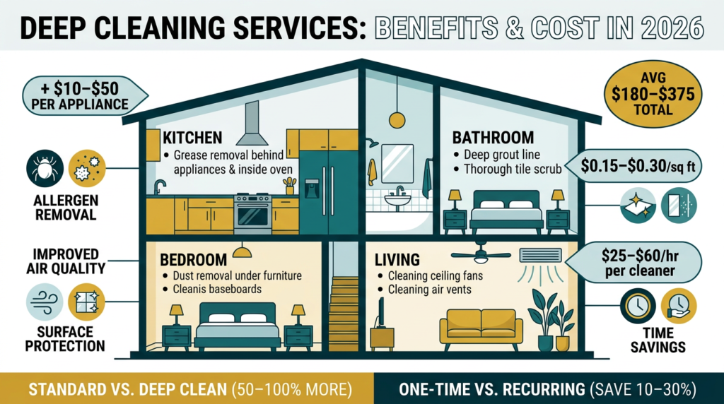 deep cleaning service for home